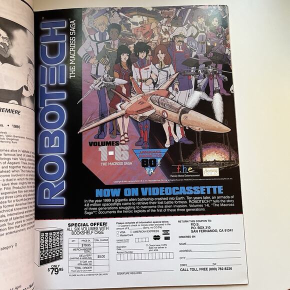 Animation Magazine #1 1987 - 1st Appearance Simpsons Rare HTF Vintage Grail - Picture 10 of 14